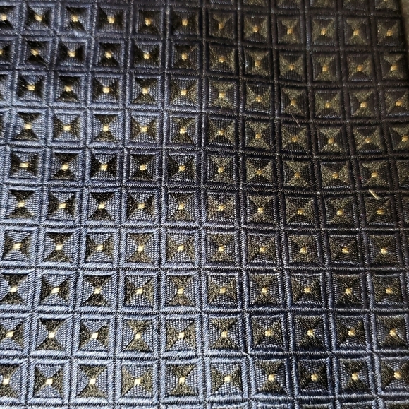 CRAFT AND BARROW Blue/silver tie with small squares NWOT - Picture 3 of 5